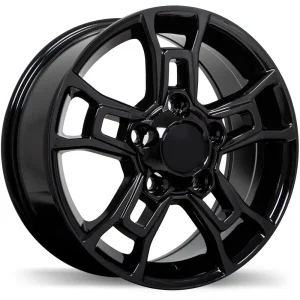 Replika – R225 – Black – 18″x8″ 60mm – All weather Wheels – R225-1880-51BN+60F101